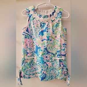 Lilly Pulitzer Classic Shift Dress with Lace Accents